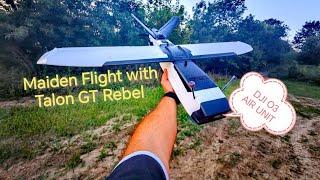 Maiden Flight with Zohd Talon GT Rabel-O3 Inside