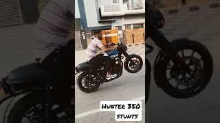 hunter 350 stunts