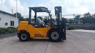 SNSC 5Ton Diesel Container forklift with 4350mm lifting height