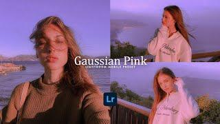 Gaussian Pink - Free Lightroom Mobile Presets | Aesthetic Preset | Pink Preset | Blur Filter