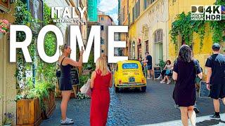 Explore the Beauty of Rome in 4K HDR | A Guided Walking Tour Through Historic Landmarks