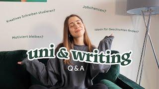 Q&A | Literatur & Schreiben studieren, Selbstzweifel & mein Roman