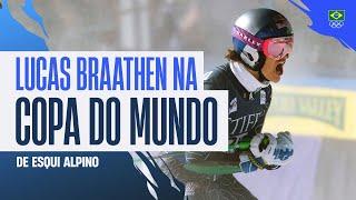 Lucas Braathen é prata na Copa do Mundo de Esqui Alpino