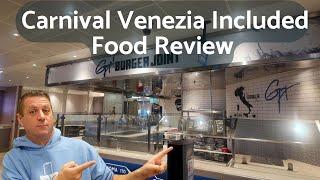 Carnival Venezia - Included Food Review