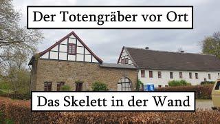 Das Skelett in der Wand - Der Totengräber vor Ort