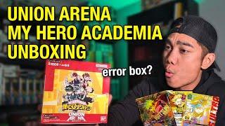 My Hero Academia Booster Box Opening -  Union Arena TCG MHA [UA]