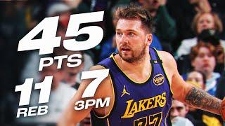 Luka's First 40+ PT Game As A Laker! | March 13, 2025