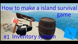 How to MAKE a  SURVIVAL GAME CRAFTING SYSTEM IN ROBLOX STUDIO