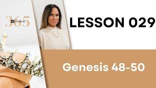 Lesson 29 Gen. 48-50 | Heartbeat of God | 2025 Bible Study & Commentary