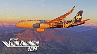 Flight Simulator 2024 + RTX™ 4070 Ti Super | Fenix A320 | Landing in Queenstown