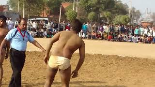 good win  At Sohna , Traditional Indian wrestling competition -Dangal