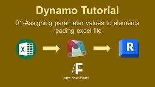 01-Dynamo tutorial: Assigning parameter values to element parameter reading excel file