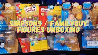 The Simpsons / Family Guy Figures Unboxing