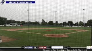 Webster Post 40 at Redfield Post 92 American Legion Baseball