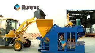 Dongyue QTM10-25 (Ride-on)Mobile Egg laying Block Making Machine---10 Pcs of 8x8x16 Blocks/ stroke