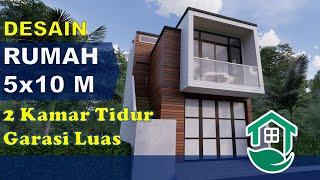 SMALL HOUSE DESIGN - 5x10 METERS - MINIMALIST - HOUSE TOUR