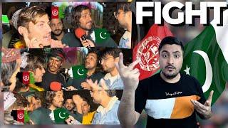 Fight Between Afghan and Pak Cricket fans India jeetega nahi NZ jeetega Champions Trophy Masala