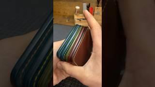 Making batch of "Rift V2.1" leather cardhodlers