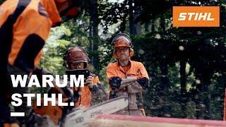 WARUM STIHL. Projektteam Wettkampfsäge MS 500i