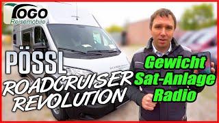 GEWICHT, PREIS & AUSSTATTUNGPössl Roadcruiser Revolution 2021 | TOGO REISEMOBILE