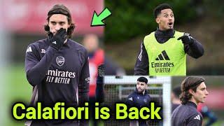 Inside Training | Riccardo Calafiori Return to Training Ahead of Brentford Game