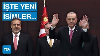 Erdoğan yeni kabinesini açıkladı