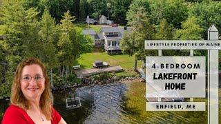 SALE PENDING 4-Bedroom Home on Maine's Best Lake | ME Real Estate