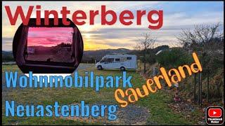 #30  Winterberg mit dem Wohnmobil. Standort ist der Stellplatz Wohnmobilpark Neuastenberg.