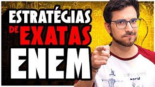 ESTRATÉGIAS PARA O ENEM DE EXATAS!! Tudo em 1 só vídeo :)