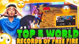 Reacting On Freefire Top 4 World Records @GAMINGWITHRAAHIM || Void Gamer || Mr Void