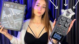 ASMR NEW MIC UNBOXING & TEST | Zoom H6 Handy Recorder 