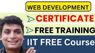 IIT Free Certification Web Development Android Development Free Course With Certificate