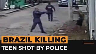 Police shooting of handcuffed suspect causes shock in Brazil | Al Jazeera Newsfeed