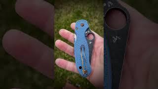 Para 3 lightweight with mods.. #sharp #knives #edc #knife #spyderco #asmr #cut #blade #now #woods