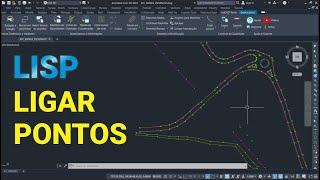 LISP LIGAR PONTOS, BLOCOS OU COGO POINTS NO AUTOCAD E CIVIL 3D