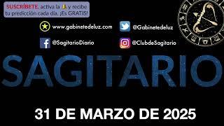 Horóscopo Diario - Sagitario - 31 de Marzo de 2025.