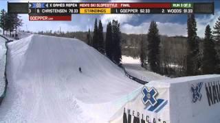 X Games Aspen 2013: Nick Goepper Men's Ski Slopestyle GOLD