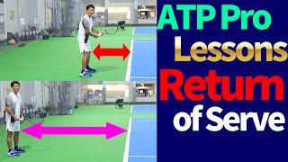 [Tennis]Good Returns Come From Good Positions! ATP Pro Teaches Returns of Serve tips