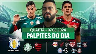 PALPITES DE FUTEBOL PARA HOJE 07 08 24 + BILHETE PRONTO (MELHOR ANÁLISE DOS JOGOS DE HOJE)