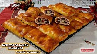 PANCITOS DE JAMÓN NAVIDEÑOS Tradición Venezolana, Deliciosos, Especiales y Lindos