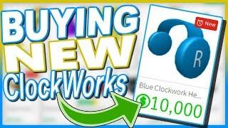 BUYING BLUE CLOCKWORK HEADPHONES! 10,000R$ | ROBLOX