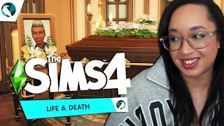 Playing The Sims 4: Life & Death START to FINISH (full playthrough)