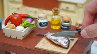 How To Make Thai Grilled Fish In Miniature Kitchen |DIY Mini Food In Real Life