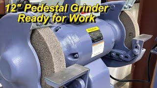 Pedestal Grinder Improvements and Wheel Installation