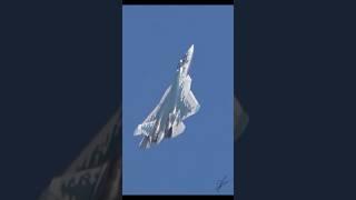Su-57 Performing Cobra manoeuvre at Aero India 2025