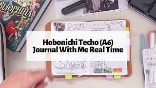 Journal With Me Hobonichi A6 Techo Real Time