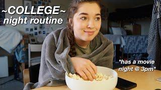 my college night routine!