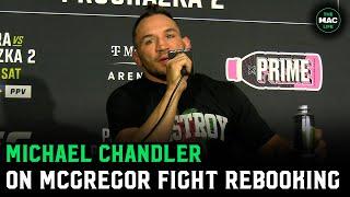 Michael Chandler on Conor McGregor: 'I met with the UFC last night, we're working on things'