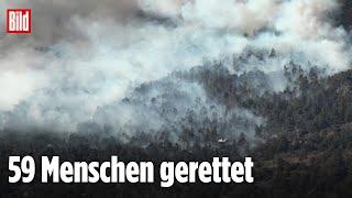 Südtirol: Brennendes Auto löst Waldbrand in den Alpen aus