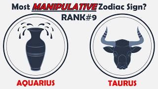 Most MANIPULATIVE Zodiac Sign Rank 9 | Zodiac Talks